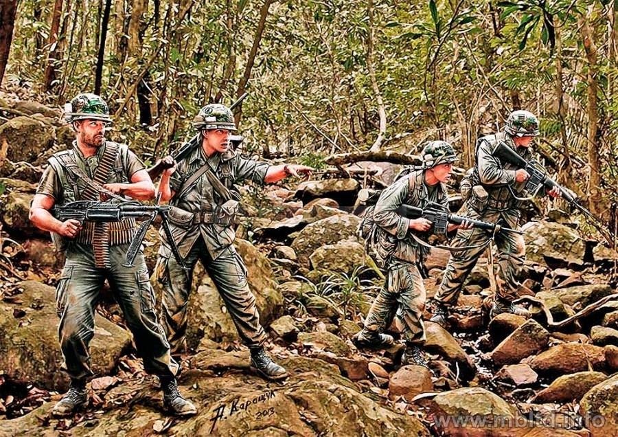 Master Box 3595 Jungle Patrol Vietnam War series 1/35