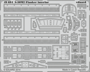 Eduard 49694 S-30M-2 Flanker interior SA 1/48 ACADEMY