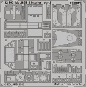 Eduard 32893 Me 262B-1 interior REVELL 1/32 – image 2