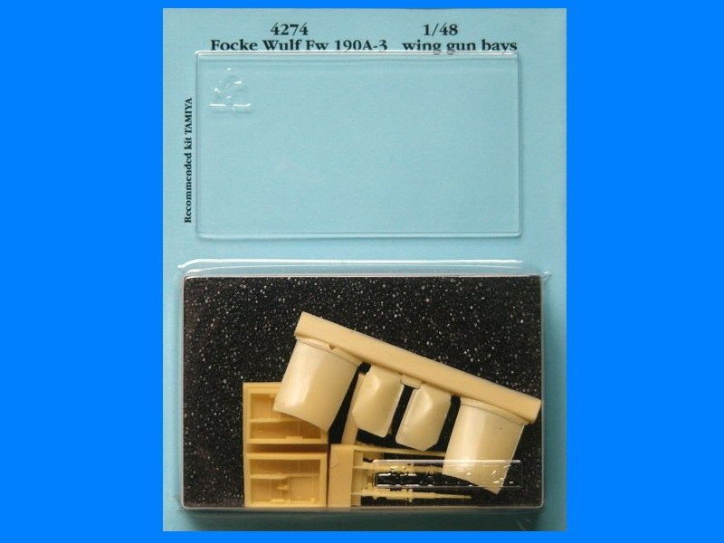Aires 4274 Focke Wulf Fw 190A-3 baies de canons d'aile 1/48 Hasegawa