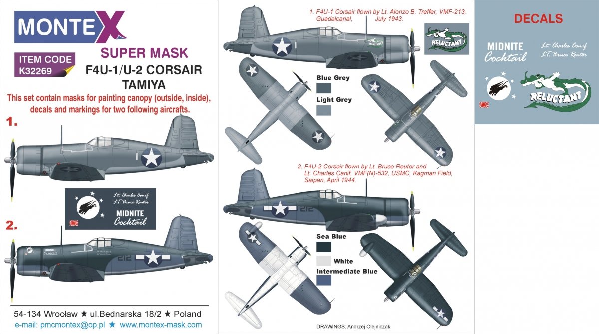Montex K32269 F4U-1 CORSAIR 1/32