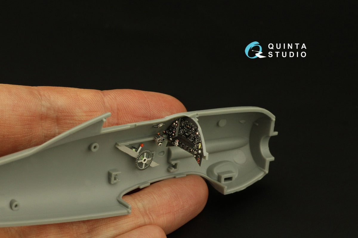 Quinta Studio QD48402 Gloster Gladiator MKII 3D-Printed &amp;amp; coloured Interior on decal paper (I Love Kit) 1/48 – zdjęcie 6