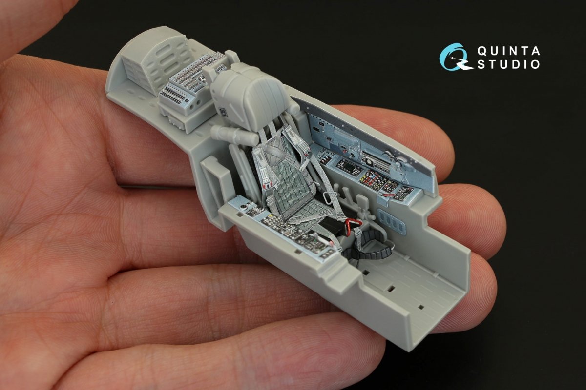 Quinta Studio QD32022 MiG-29SMT 3D-Printed &amp;amp; colored Interior on decal paper (for Trumpeter kit) 1/32 – image 8