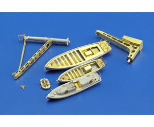 Eduard 53140 USS CV-5 Yorktown part 1 cranes &amp;amp; life boats MERIT 1/350 – zdjęcie 3