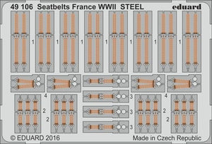 Eduard BIG49342 Seatbelts WWII Allied AF STEEL 1/48 – zdjęcie 5