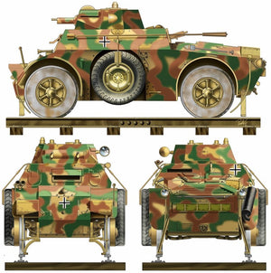 Italeri 7064 Autoblinda AB 40 Ferroviaria 1/72 – immagine 3