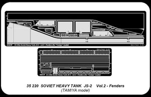 Aber 35220 Soviet heavy tank JS-2 - vol. 2 - additional set - fenders 1/35 – zdjęcie 5