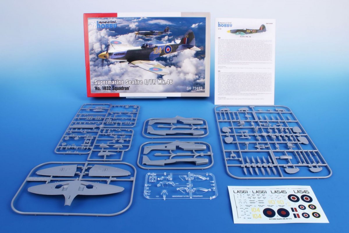 Special Hobby 72482 Supermarine Seafire F/FR Mk.46 &amp;#39;No. 1832 Squadron&amp;#39; 1/72 – image 3