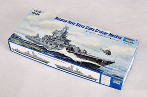 Trumpeter 05720 Russian Navy Slava Class Cruiser Moskva 1/700 – zdjęcie 2
