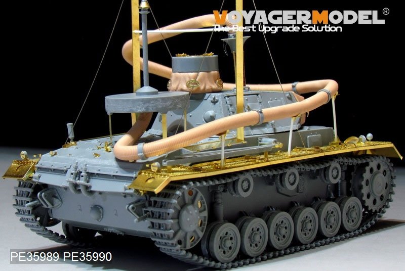 Voyager Model PE35989 WWII German Pz.KPfw.III (T)Ausf.F &amp;quot;Operation Seelowe&amp;quot; Basic For DRAGON 6877/6717 1/35 – image 14