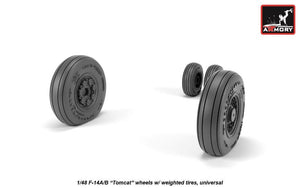 Armory Models AW48326 F-14A/B Tomcat early type wheels w/ weighted tires 1/48 – zdjęcie 3