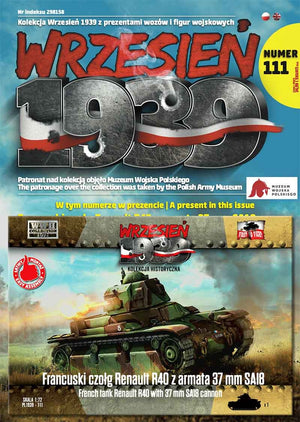 First to Fight PL111 Francuski Czołg Renault R40 z Armatą 37 mm SA18 1/72 – zdjęcie 2