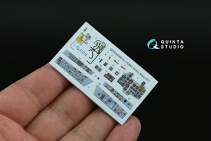 Quinta Studio QD+48409 Su-17UM3 3D-Printed &amp;amp; coloured Interior on decal paper (Hobby Boss) (with 3D-printed resin parts) 1/48 – zdjęcie 11