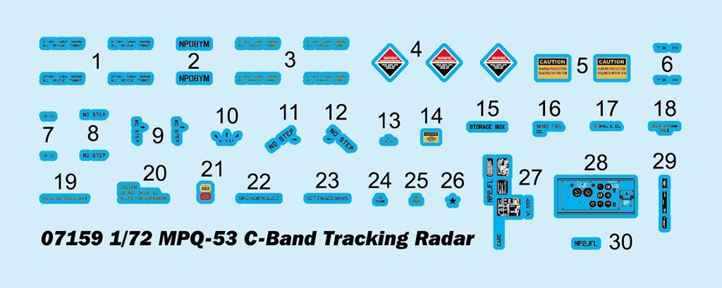 Trumpeter 07159 MPQ 53 C-Band Tracking Radar 1/72 – image 3