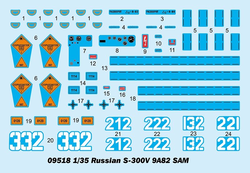 Trumpeter 09518 Russian S-300V 9A82 SAM 1/35 – zdjęcie 4