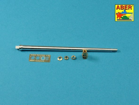Aber 35L-241 7.5 cm barrel with muzzle brake for Panther Ausf.A (1/35) – image 2