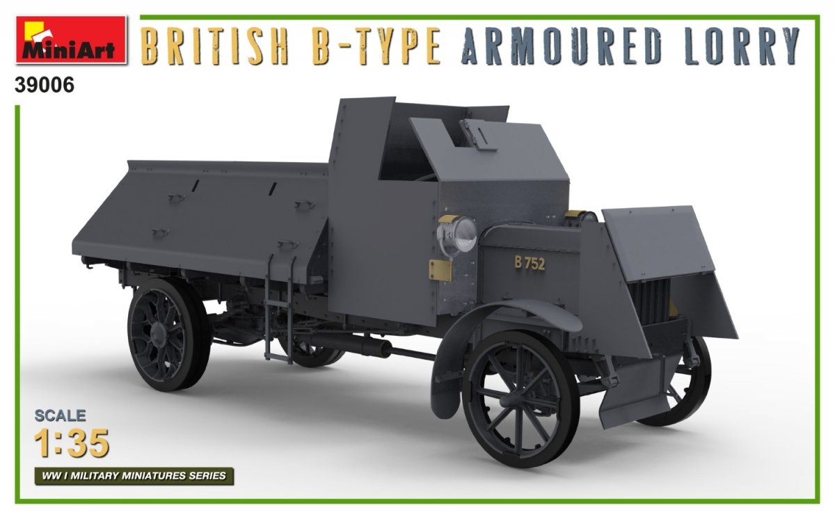 Miniart 39006 BRITISH B-TYPE ARMOURED LORRY 1/35 – Bild 8