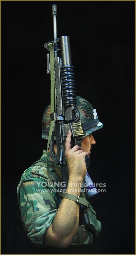 Young Miniatures YM1866 US 1st Cavalry Div Vietnam 1970 1/10 – zdjęcie 6
