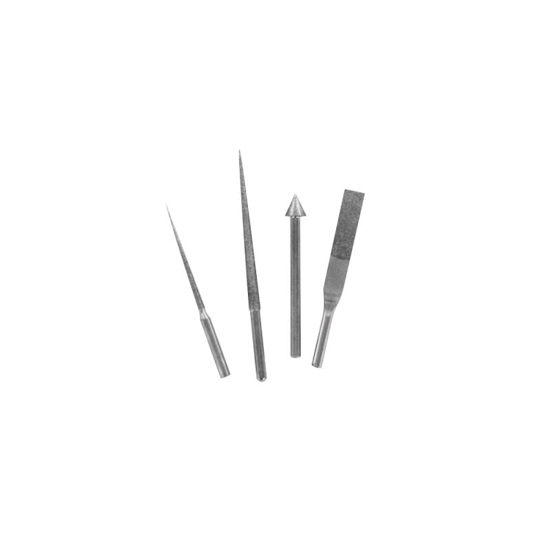 Modelcraft PFL6009-S 4 Pce Diamond Reamer & File Accessory Set