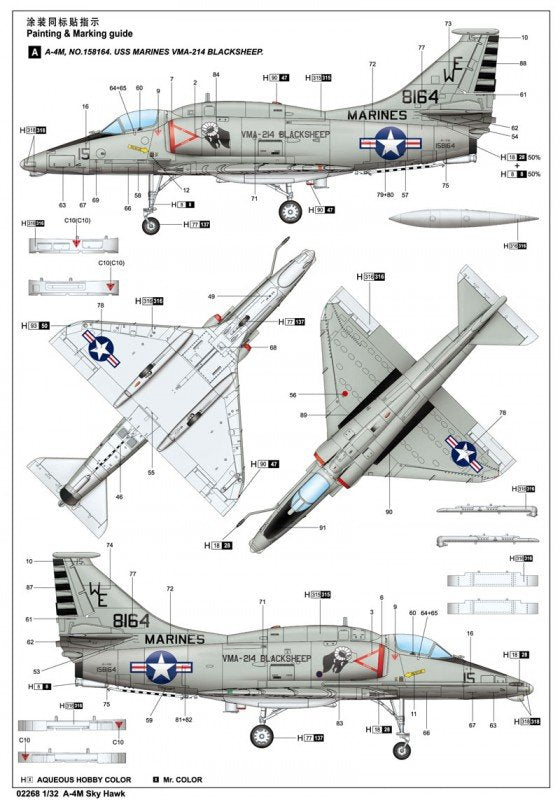 Trumpeter 02268 A-4M Skyhawk 1/32 – image 3