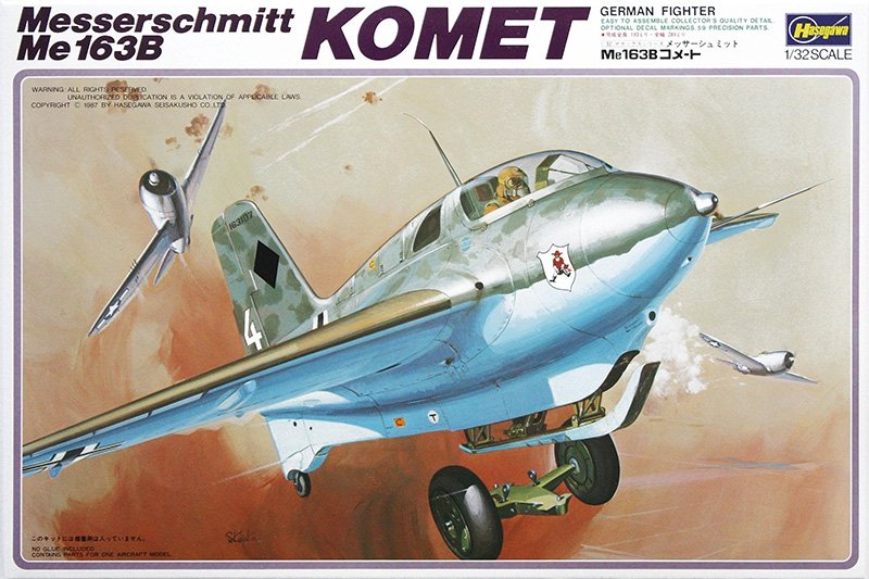 Hasegawa S4X Messerschmitt Me 163B Komet (1/32) 