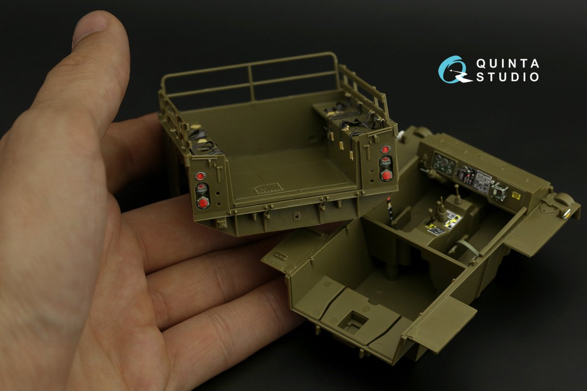 Quinta Studio QD35051 Gama Goat family 3D-Printed &amp;amp; coloured Interior on decal paper (Tamiya) 1/35 – zdjęcie 9