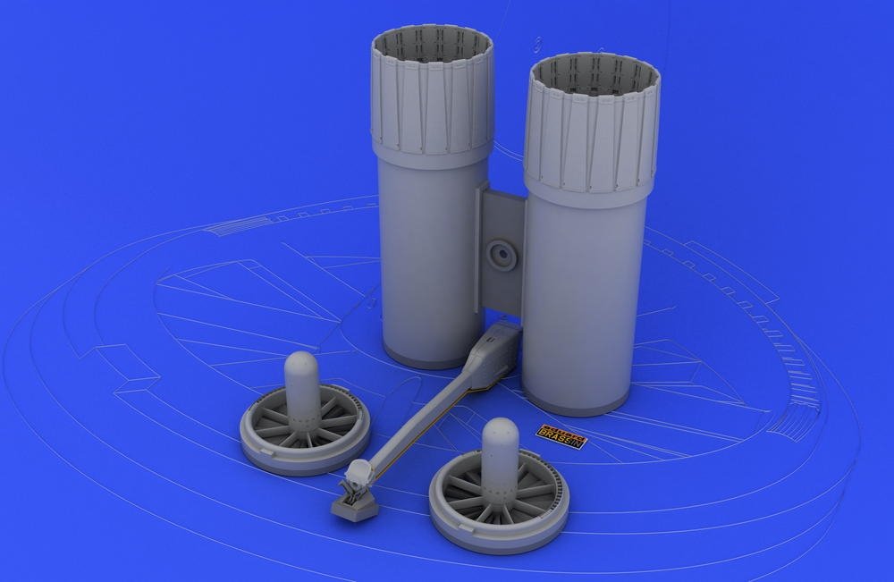 Eduard 632011 F-4 exhaust nozzles USN late 1/32 (Tamiya) – zdjęcie 2