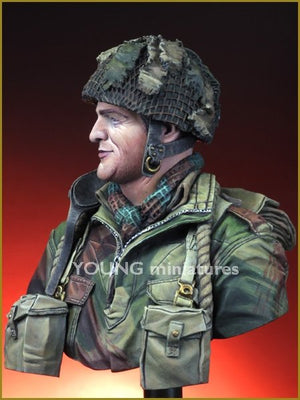 oung Miniatures YM1834 British Paratrooper Northwest Europe WWII 1/10 – zdjęcie 3