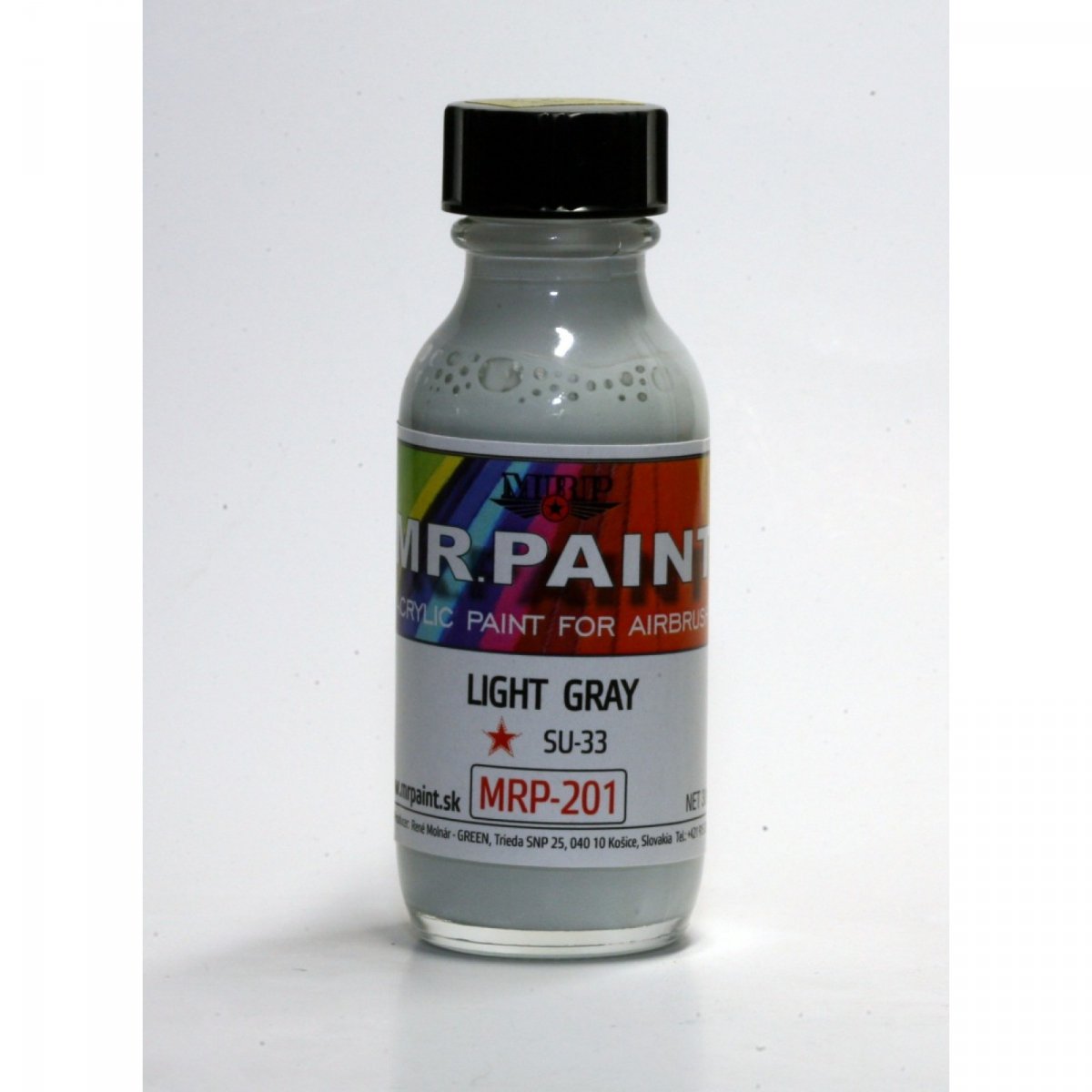 MR. Paint MRP-201 LIGHT GRAY SU-33 30ml – imagen 2