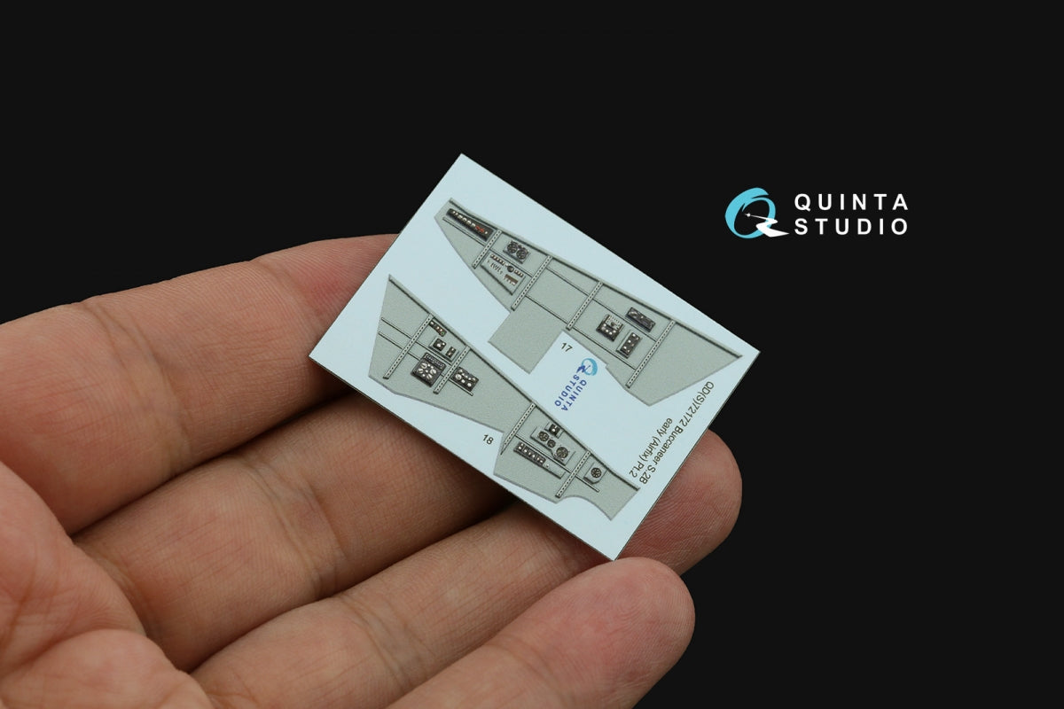 Quinta Studio QD72172 Blackburn Buccanneer S.2B Early 3D-Printed &amp;amp; coloured Interior on decal paper (Airfix) 1/72 – zdjęcie 7