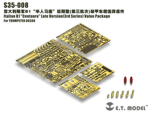 E.T. Model S35-008 Italian B1 &amp;quot;Centauro&amp;quot; Late Version(3rd Series) Value Package For TRUMPETER 00388 1/35 – zdjęcie 7