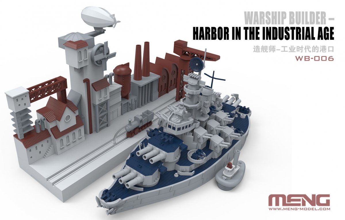 Meng Model WB-006 Build A Dock For Your Warship Builders – zdjęcie 3