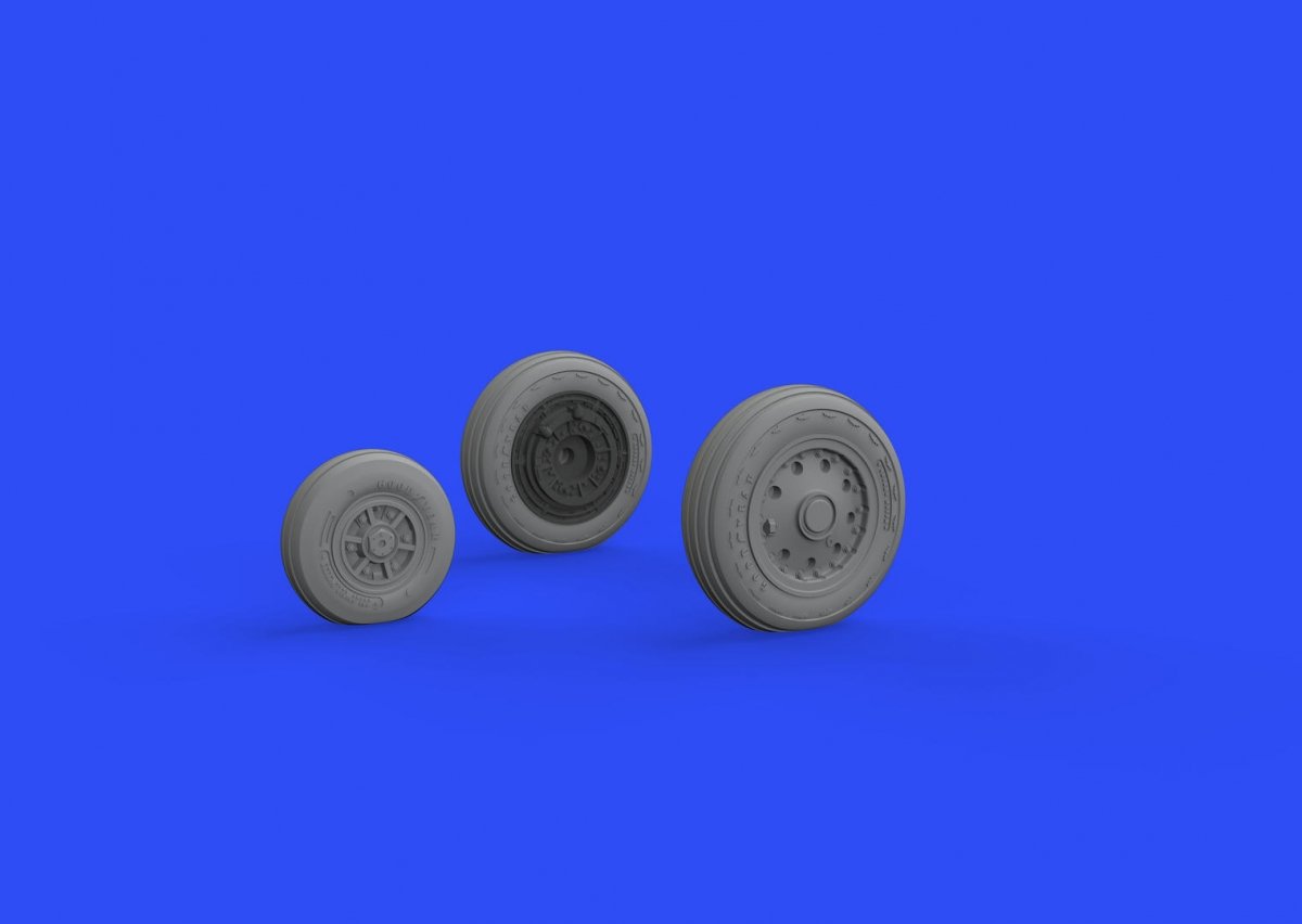 Eduard 648523 F-104 wheels early 1/48 KINETIC MODEL – image 2