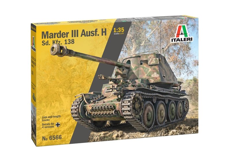 Italeri 6566 Marder III Ausf. H Sd. Kfz.138 1/35 – image 2