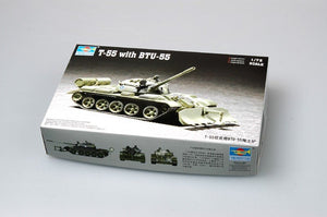 Trumpeter 07284 T-55 with BTU-55 1/72 – zdjęcie 2