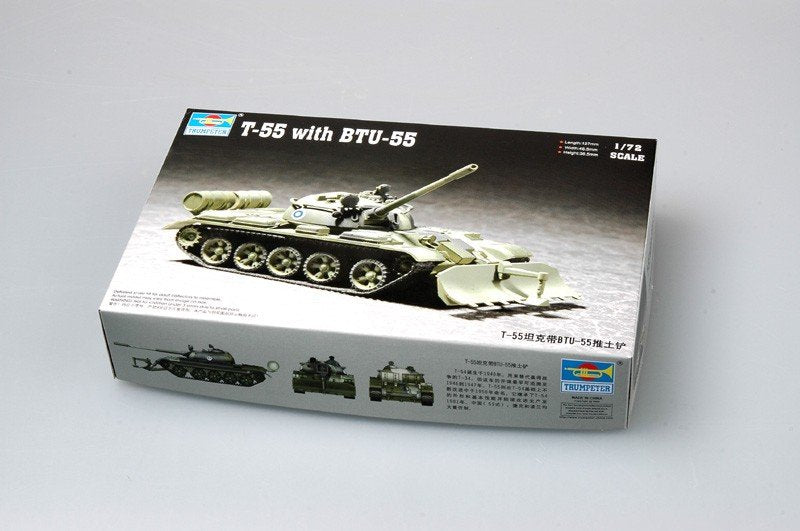 Trumpeter 07284 T-55 with BTU-55 1/72 – zdjęcie 2