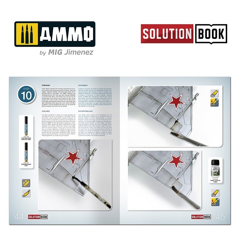 AMMO of Mig Jimenez 6521 How To Paint Bare Metal Aricraft Solution Book – zdjęcie 6