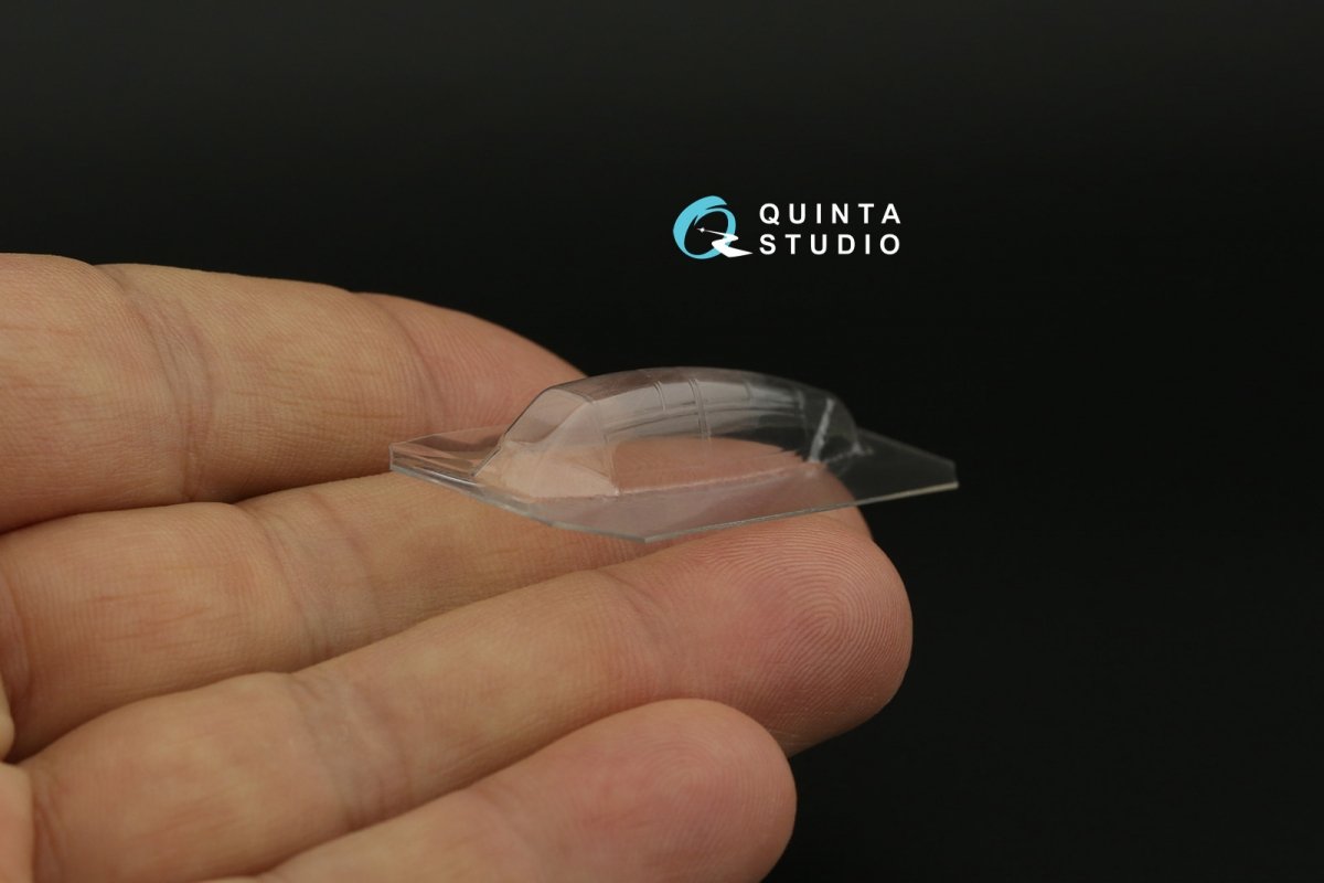 Quinta Studio QC72050 Me-262B-1a vacuumed clear canopy (Revell) 1/72 – image 6