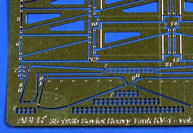 Aber 35193 Russian heavy tank KV-1 - vol.3 - additional set - fenders, late model 1/35 – zdjęcie 2