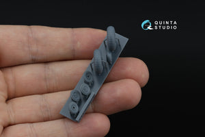 Quinta Studio QT48064 LaGG-3, MiG-3, La-5/La-7/La-9, Yak-7/Yak-9, I-185/250 Wheels (radial tread) (all kits) 1/48 – zdjęcie 5