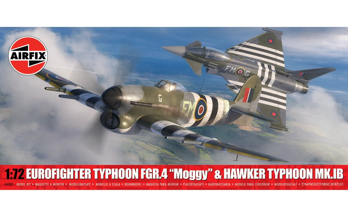 Airfix 40001 Eurofighter Typhoon FGR.4 "Moggy" &amp; Hawker Typhoon Mk.Ib - 1/72