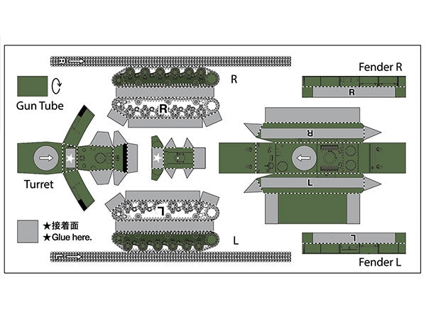 Tamiya 35372 Russian Heavy Tank KV-1 Model 1941, Early Production 1/35 – zdjęcie 8