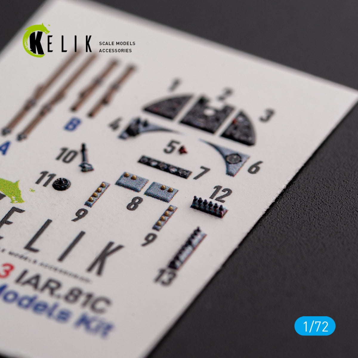KELIK K72143 IAR.81c - interior 3D decals for IBG Models kit 1/72 – zdjęcie 4