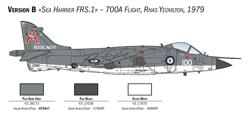 Italeri 1236 FRS.1 Sea Harrier 1/72 – image 5