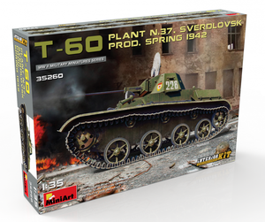 MiniArt 35260 T-60 PLANT N.37, SVERDLOVSK PROD. SPRING 1942. INTERIOR KIT 1/35 – zdjęcie 2