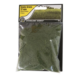 Woodland Scenics WFS625 12mm Trawa Statyczna Ciemna Zieleń