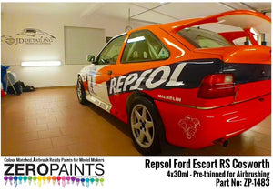 Zero Paints ZP-1483 Repsol Ford Escort RS Cosworth Paint Set 4x30ml – zdjęcie 2
