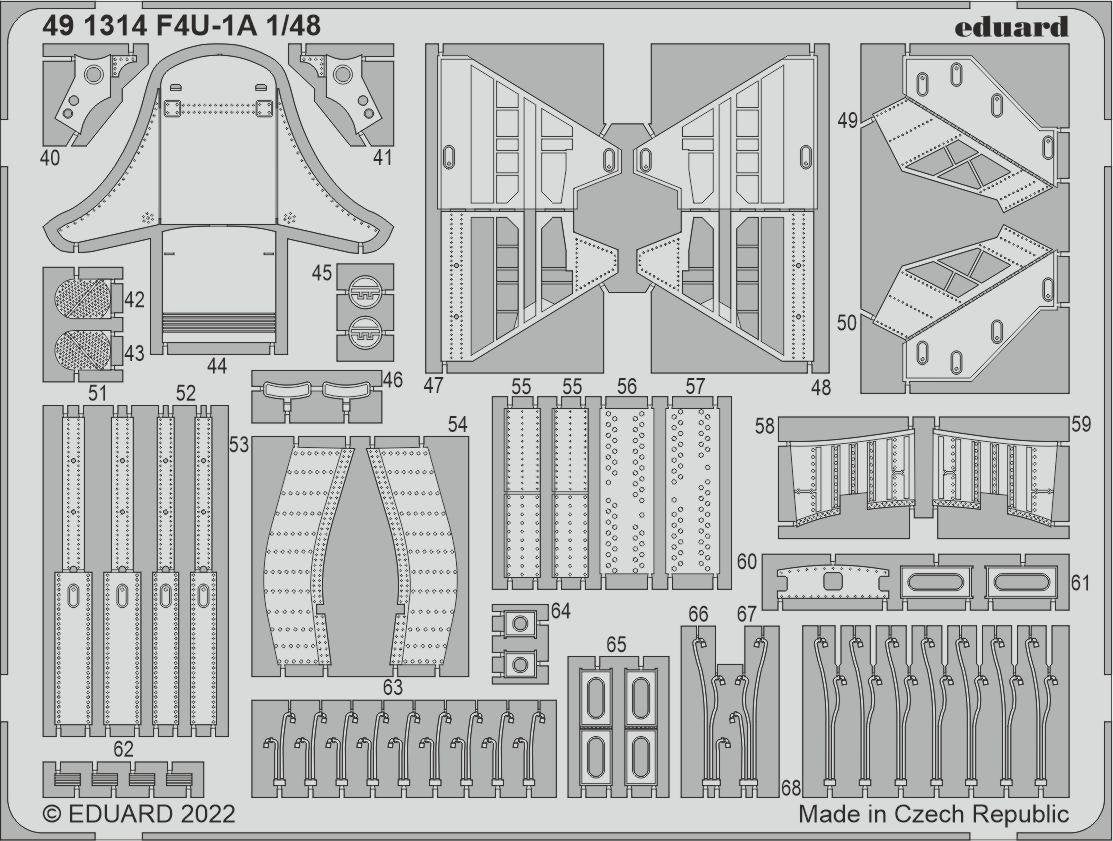 Eduard BIG49356 F4U-1A HOBBY BOSS 1/48 – zdjęcie 3