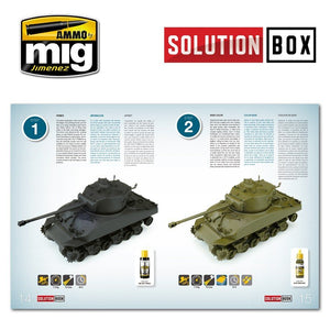 AMMO of Mig Jimenez 7700 WW II AMERICAN ETO SOLUTION BOX – zdjęcie 11