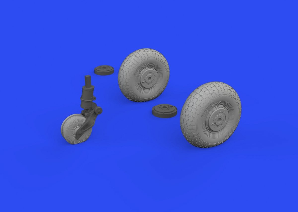 Eduard 648746 Mosquito wheels TAMIYA 1/48 – zdjęcie 3